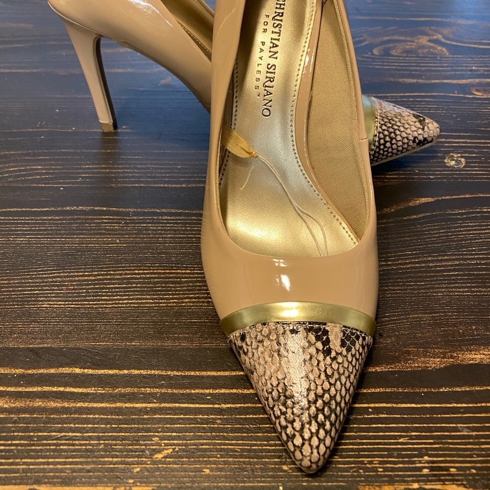 Christian Soriano pumps. Warm beige nwot